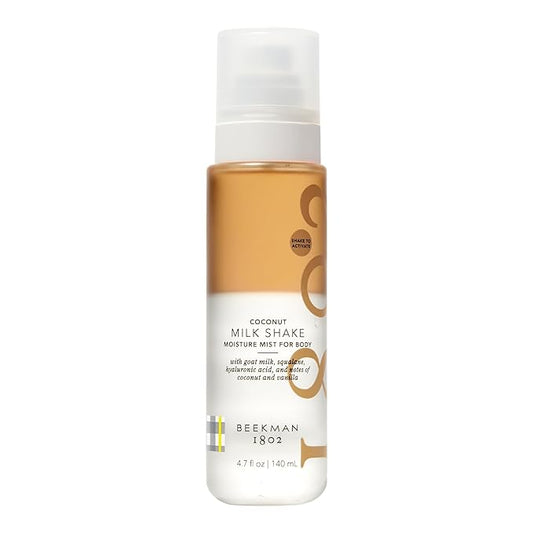 Beekman 1802 Coconut Cream Milk Shake - Body Mist - 4.7 fl. oz - With Hyaluronic Acid & Jojoba Oil - Instantly Moisturizes, Hydrates & Softens - Good for Sensitive Skin - Cruelty Free-VivaGrace Women