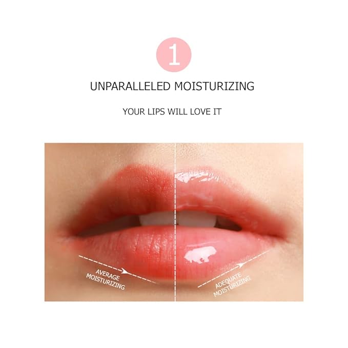 BIOAQUA Strawberry Fruit Moisturizing Lip Mask Hydrating Oil Dry Lips Repair Cracked Skin Cream 13g 0.46oz-VivaGrace Women