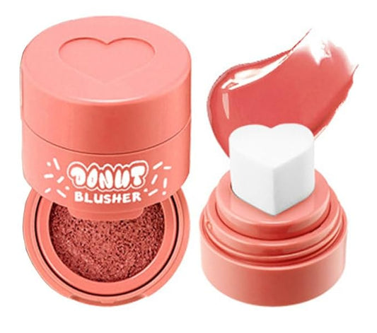 Stamp Liquid Blush Stamp Blush with Heart Shaped Applicator Natural Long Lasting Blush, Light and Airy Makeup for Women (1)-VivaGrace Women