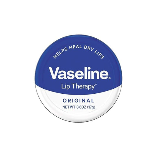 Vaseline Therapy Lip Balm Tin, Original, 0.6 Ounce (Pack of 3)-VivaGrace Women