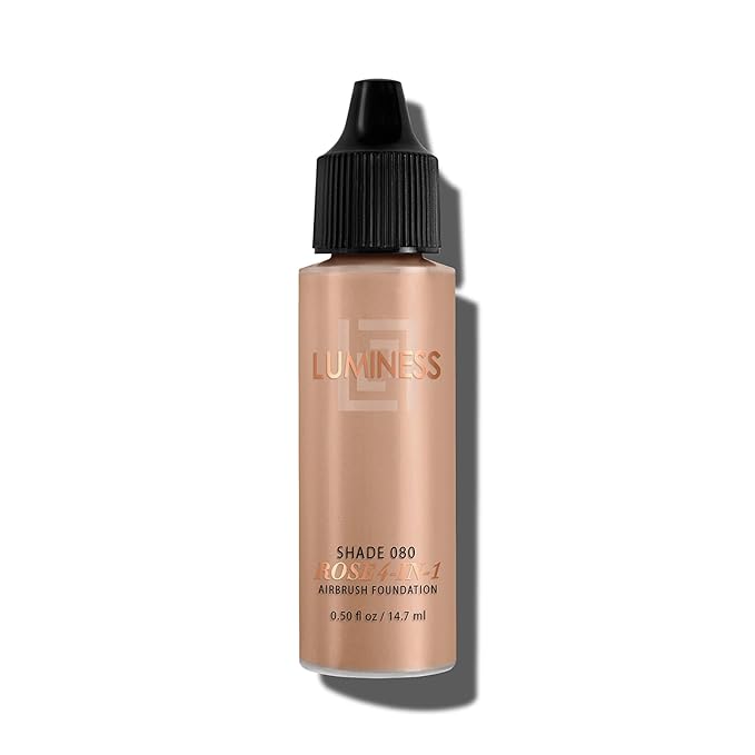 LUMINESS Rose 4-in-1 Airbrush Foundation - Shade 070, Warm, 0.50 Oz-VivaGrace Women