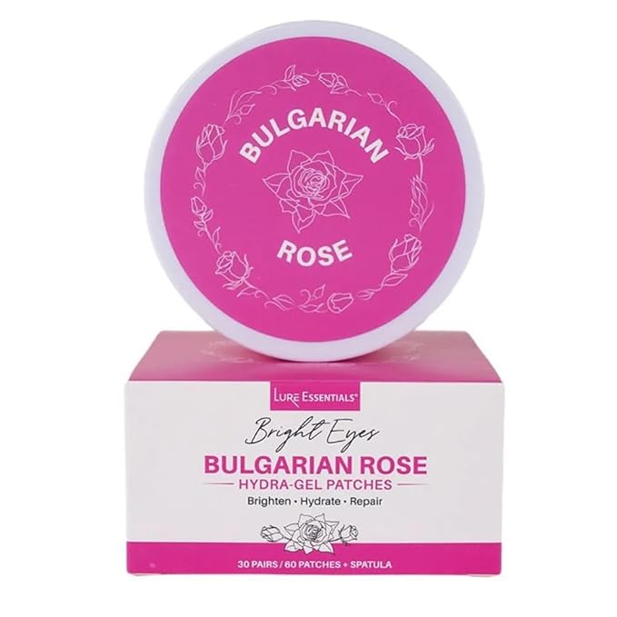 Under Eye Mask Under Eye Gels with Irish Sea Moss Bulgarian Rose and Hyaluronic Acid 60 Eye Gels (30 Pairs) Eye Masks for Men and Women-VivaGrace Women