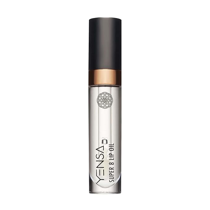 YENSA Super 8 Lip Oil, Natural Korean Moisturizing Gloss, No-Sticky Transparent Formula For Hydrating Lip Care (Clear Path) .22 fl oz-VivaGrace Women