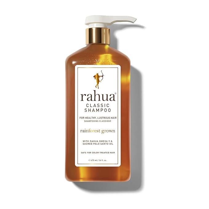 Rahua Classic Shampoo with Easy-Use Pump 16 Fl Oz Naturally Infused, Plant Powered Ingredients for Healthy Scalp and Hair, Safe for Color Treated Hair, Palo Santo Aroma, Best for All Hair Types, Vegan-VivaGrace Women