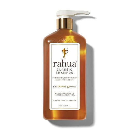 Rahua Classic Shampoo with Easy-Use Pump 16 Fl Oz Naturally Infused, Plant Powered Ingredients for Healthy Scalp and Hair, Safe for Color Treated Hair, Palo Santo Aroma, Best for All Hair Types, Vegan-VivaGrace Women