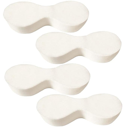 400 Sheets Disposable Eye Mask Paper, Non Woven DIY Eye Paper, Cotton Spa Eye Pads for Facials, Disposable Eye Pillow Covers Moisture Retention-VivaGrace Women