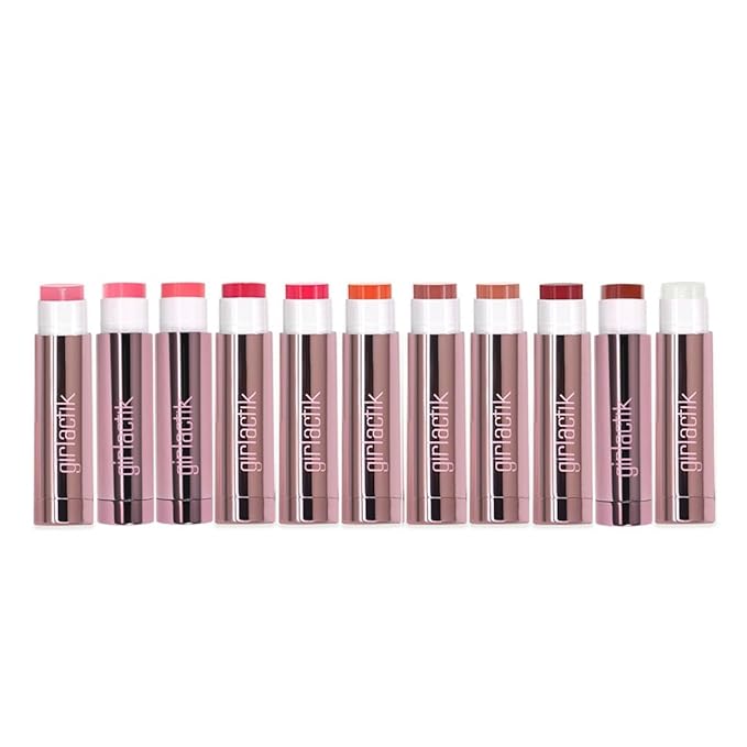 Girlactik Jello Gloss Lip Balm - Original Lip Care with Vitamin E, Aloe Vera, Avocado and Apricot Kernel Oil for Hydrating, Moisturizing Lip Balm with Glossy, Smooth, 4.5 g / 0.15 oz (Terracotta)-VivaGrace Women