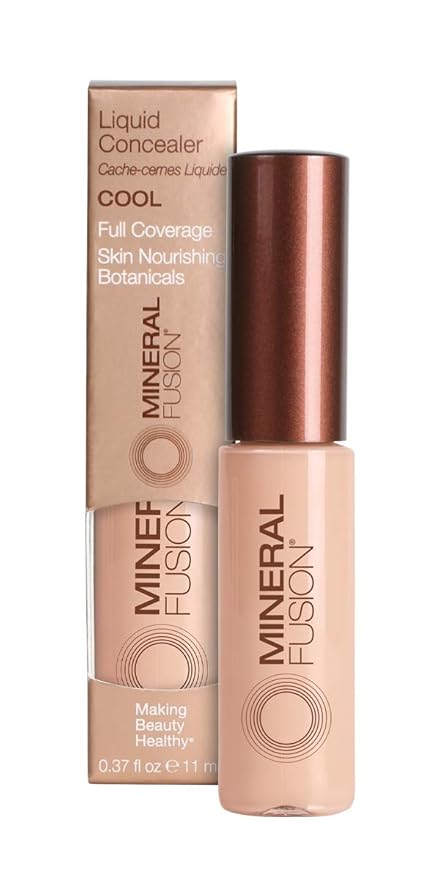 Mineral Fusion Liquid Mineral Concealer, Cool, 0.37 Ounce (Packaging May Vary)-VivaGrace Women