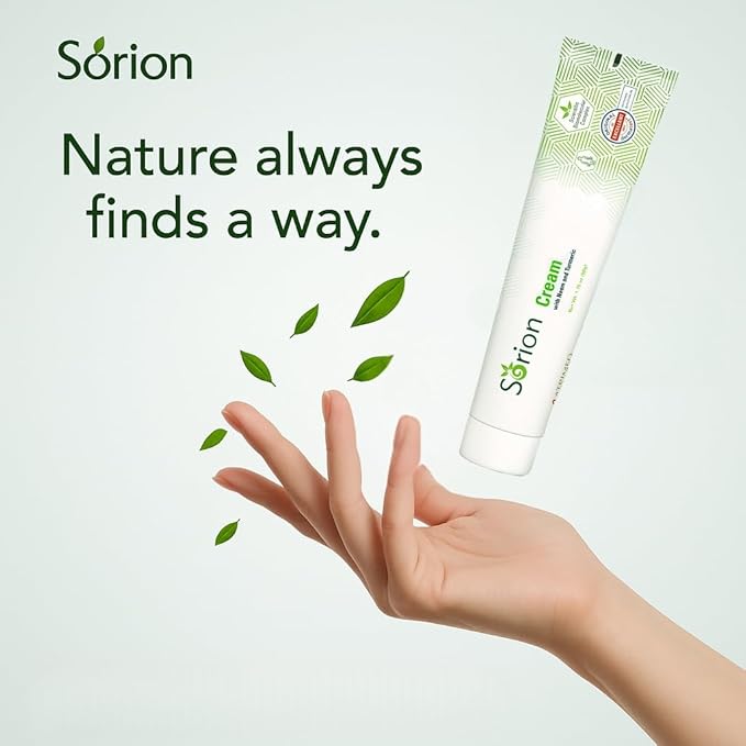Sorion Cream - Herbal Moisturizer for Dry, Itchy, Flaky Skin with Coconut Oil, Neem, Turmeric and Pala Indigo Plant Skincare-VivaGrace Women