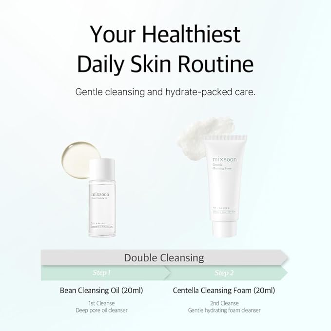 mixsoon Pure Glow Essentials Set, 5-Step Skincare Kit, Gentle & Hydrating, For All Skin Types, 5 Items Korean Glass Skin Care 29.57 Fl. Oz.-VivaGrace Women