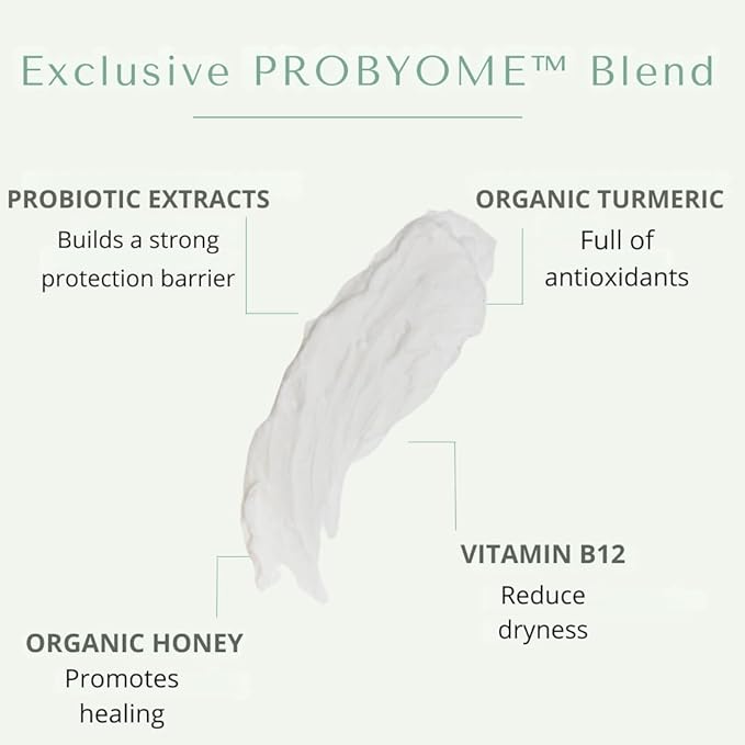 Yobee Body & Face Moisturizing Cream for Dry, Sensitive Skin | Probiotic extracts, Honey, Turmeric, Vitamin B12, Ceramides, Shea Butter | Fragrance Free | For Kids & Adults (6)-VivaGrace Women