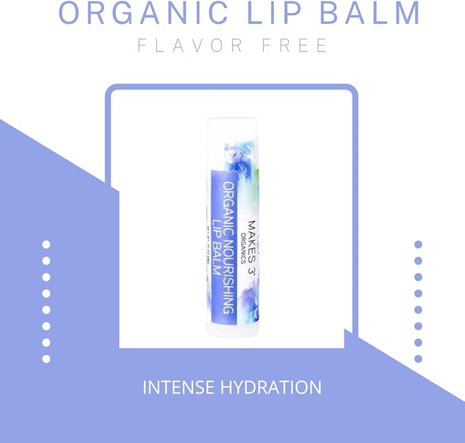 Lip Balm - Organic Natural USDA Certified 100% - Accelerates Healing - Unscented Moisturizing Balm Stick - Prevent Dry Cracked Lips - Hand-Crafted in Santa Barbara, California - 4 Pack Never Run Out-VivaGrace Women