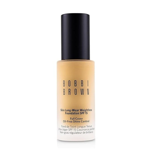 Bobbi Brown Skin Long-Wear Weightless Foundation SPF 15 Golden Natural (W-058)-VivaGrace Women