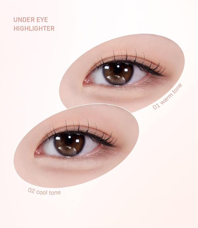 Under Eye Highlighter Pencil (01 warm) | Nobev Under Eye Concealer Pencil for Flawless Coverage | Korean Aegyo Sal Highlighter-VivaGrace Women