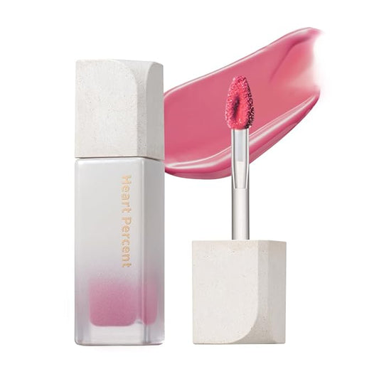 Heart Percent Dote On Mood Pure Glow Tint, Watery & Lightweight Moisturizing Lip Stain Long Lasting Liquid Lipstick 6.8g, #14. Magenta Dew-VivaGrace Women