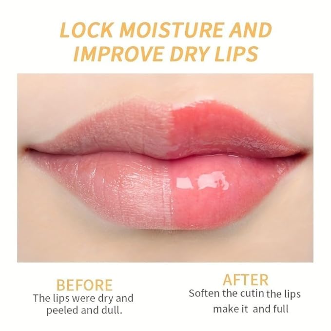 3PCS Bee Lip Balm Honey Pot, Moisturizing Propolis Lip Mask,Hydrating Prevention Dry and Cracked Lip Scrubs Exfoliator,Lip Sleep Mask Reduces Lip Lines Lip Skin Care Products-VivaGrace Women