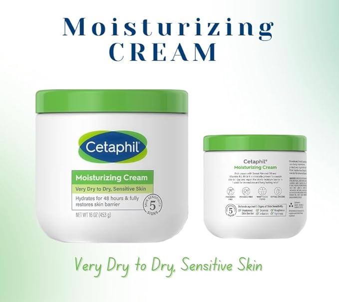 'Cetaphil' Hydrating Moisturizing Cream | The 'Ordinary' Hyaluronic Acid 1 oz. | Cleansing Gel 4 oz.-VivaGrace Women