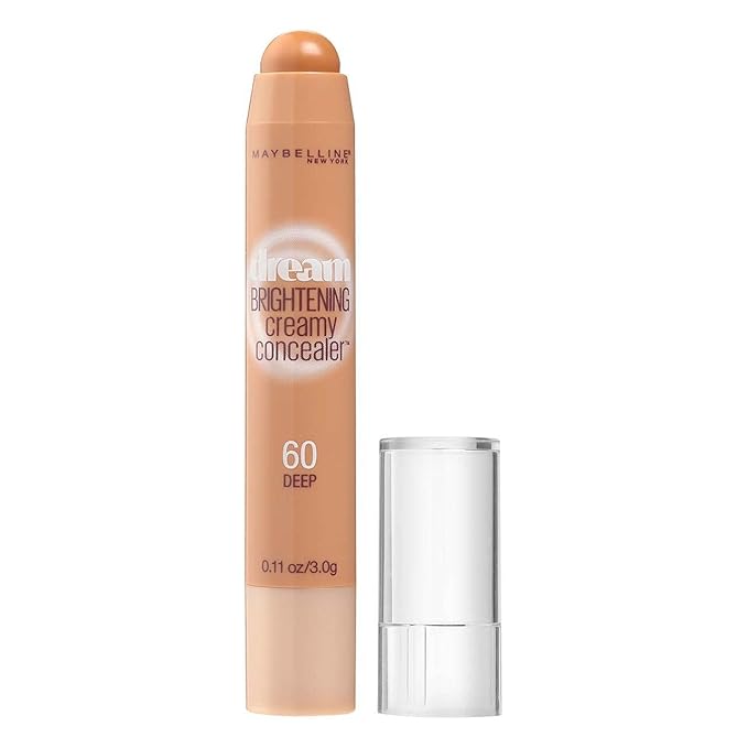 Maybelline New York Dream Brightening Creamy Concealer, Deep, 0.11 oz.-VivaGrace Women