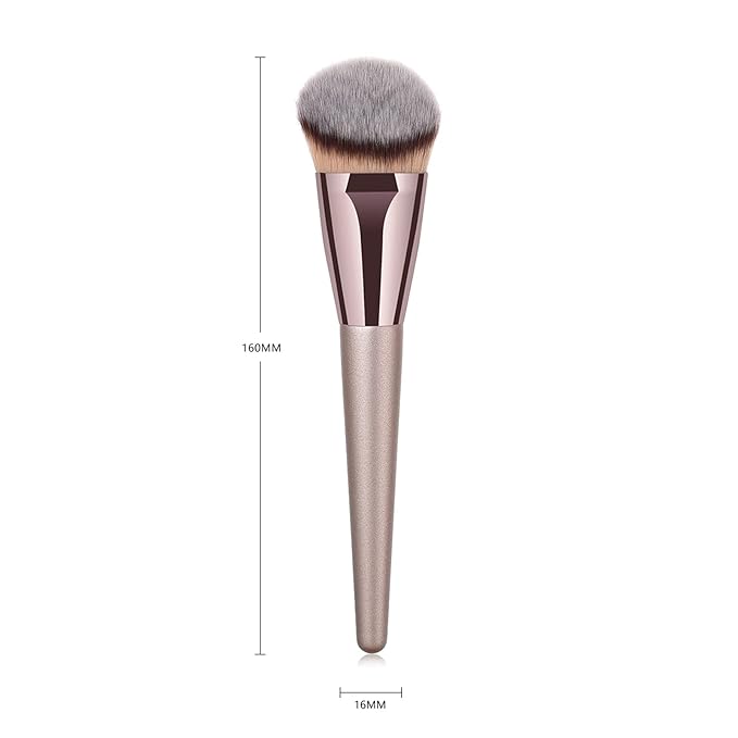 Professional Angled Foundation Brush Premium Synthetic Kabuki Makeup Brush Bronzer Contour Brush Cosmetic Applicator for Blending Liquid Powder BB Cream Vegan Brochas de Maquillaje-VivaGrace Women