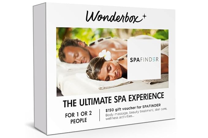 Wonderbox – Original Gift Idea - Experience Gift – The Ultimate Spa Experience- Spa Finder Voucher - For 2 people – Relaxing gift-VivaGrace Women