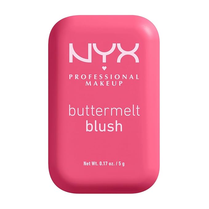NYX PROFESSIONAL MAKEUP Buttermelt Powder Blush, Fade and Transfer-Resistant Blush, Up to 12HR Make Up Wear, Vegan Formula - Getting Butta-VivaGrace Women