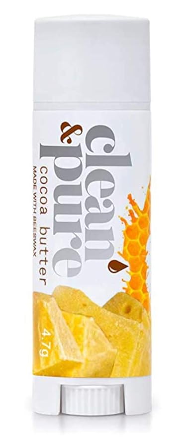 Lip Balm (Cocoa Butter) 100% Natural Beeswax | Olive Oil Based Treatment for Dry, Chapped Lips | Made in Australia…-VivaGrace Women