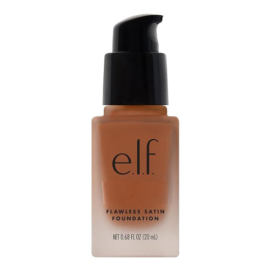 e.l.f. Flawless Finish Foundation, Lightweight & Medium Coverage, Semi-Matte Finish, Coco, 0.68 Fl Oz (20mL)-VivaGrace Women