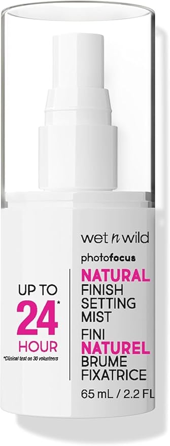 wet n wild Photo Focus Setting Mist, 24HR Wear, Lightweight & Nourishing with Provitamin B5 & E, Suitable for All Skin Types, Cruelty-Free & Vegan- Matte Finish-VivaGrace Women