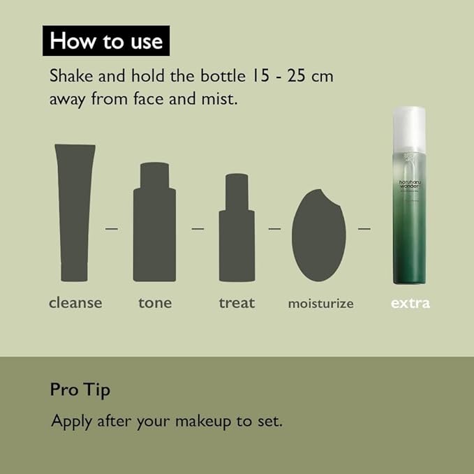 HARUHARU wonder Black Bamboo Mist, 5.07 fl.oz. Hydrating and Firming skin, Panax ginseng for clean and smooth skin surface, Korean Skincare, Vegan, Cruelty Free-VivaGrace Women