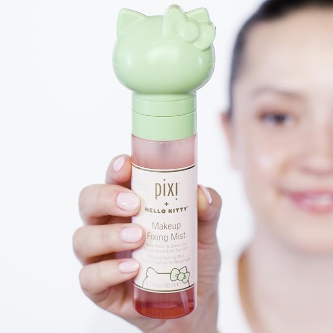 Pixi + Hello Kitty Makeup Fixing Mist |Lightweight Setting Spray | 80 ml / 2.7 fl oz-VivaGrace Women