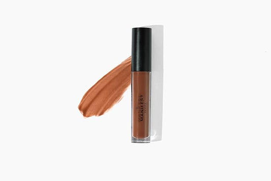 BIG POUT ENERGY, Chili-Infused Lip Plumping Oil for Full and Smooth Lips, Lip Gloss Finish, With Easy Swipe XL Wand Applicator, Chocolate Chili, 0.12 fl oz-VivaGrace Women