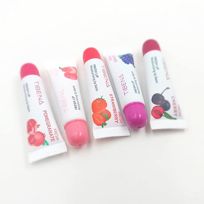 Fresh Lip Moisturizing Lip Balm, Tinted Lip Balm, Moisturizing Lip Care, Gift for Women, for Dry Lips, with Shea Butter (Cherry)-VivaGrace Women