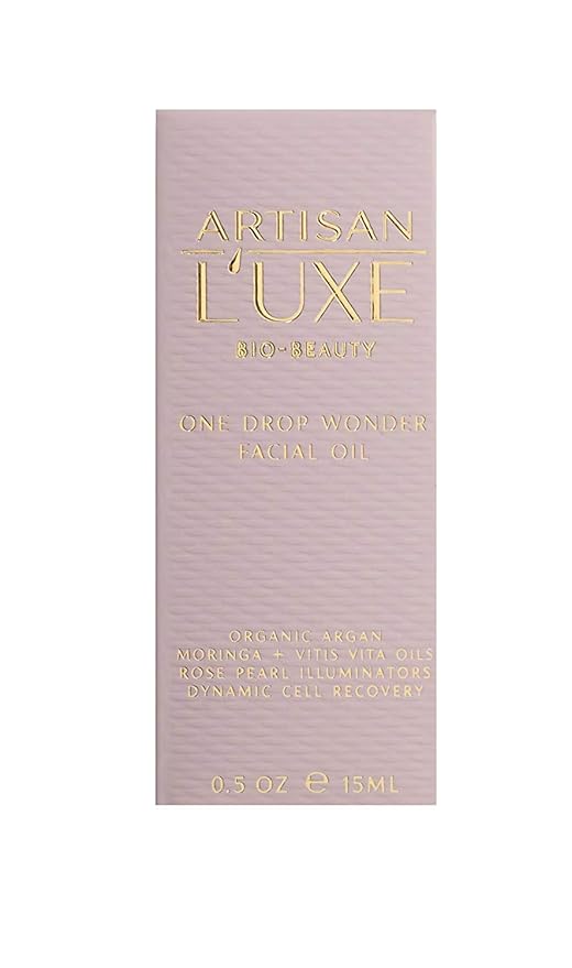 Artisan L’uxe One Drop Wonder Facial Oil Radiant Facial Oils with Rose Pearl Illuminators Organic Argan & Moroccan Hydrating Face Oil Anti Aging Skin Care Facial Oil Rose Oil 0.5 Oz.-VivaGrace Women