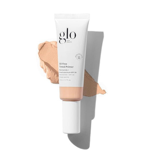 Glo Skin Beauty Oil-Free Tinted Primer SPF 30, (Light) 1.7 oz - Mineral Makeup for Face, 4-in-1 Foundation Primer, Sheer Coverage, Skincare & Sunscreen With Broad Spectrum UVA/UVB Protection-VivaGrace Women
