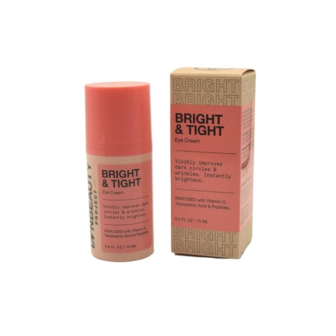 iNNBEAUTY PROJECT Bright & Tight Dark Circle Firming Eye Cream with Vitamin C & Peptides 0.5 oz / 15 mL-VivaGrace Women