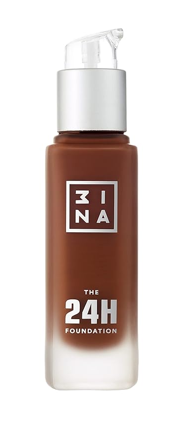 3INA The 24H Foundation 678-24H Long-Wearing Formula - Medium To High Buildable Coverage - Smooth Matte Finish - Expanded Shade Selection - Waterproof, Cruelty Free, Vegan Makeup - 1.01 Oz-VivaGrace Women