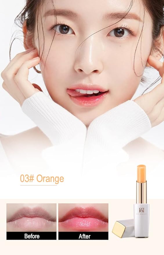 Lip Balm Hydrating Lip Conditioner Soothing Moisturize Lip Care Lip Butter 0.12 OZ Orange-VivaGrace Women