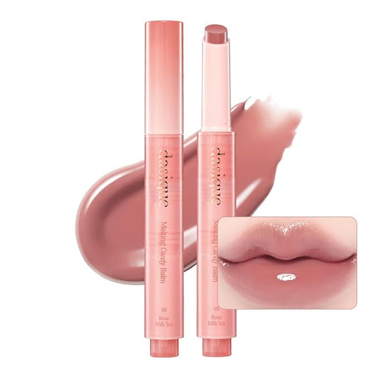 Dasique Melting Candy Balm (#03 Rose Milk Tea) | Glossy Balm | Moisturizing | For dry Lips | Vegan-VivaGrace Women