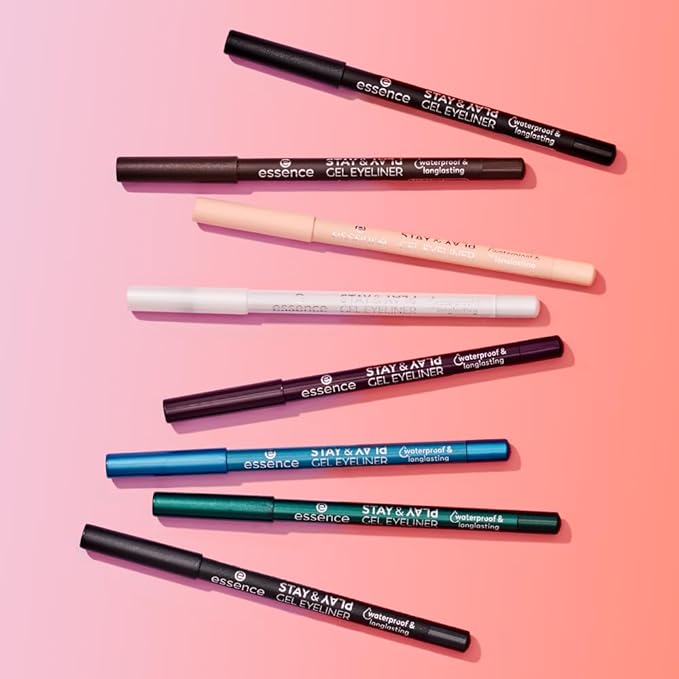 essence | Stay & Play Gel Eyeliners 03 Silky Nude & 01 Black Raven Bundle | Vegan & Cruelty Free