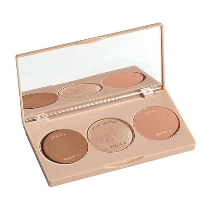 FARMASI- PEACH BITE bronzer- 3 in 1 PALETTE-VivaGrace Women
