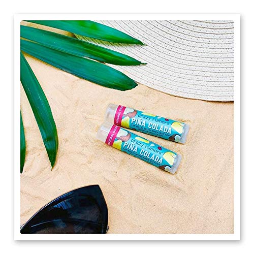 Crazy Rumors Piña Colada Lip Balm. 100% Natural, Vegan, Plant-Based, Made in USA (1-Pack)-VivaGrace Women