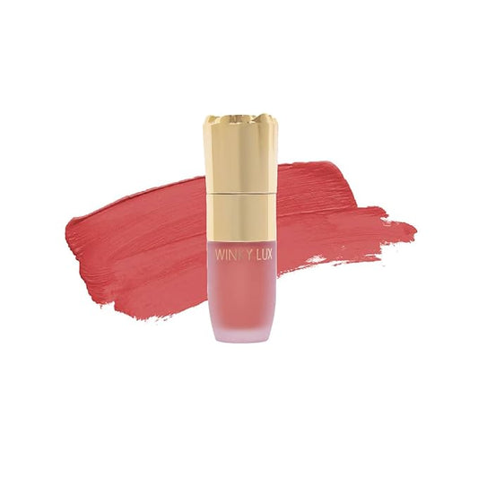 Winky Lux Cheeky Rose Liquid Blush, Gel Cream Blush Wand, Blendable & Buildable Pigment, Long Lasting Weightless Velvet Finish, Dusty Rose Blush, Noble-VivaGrace Women