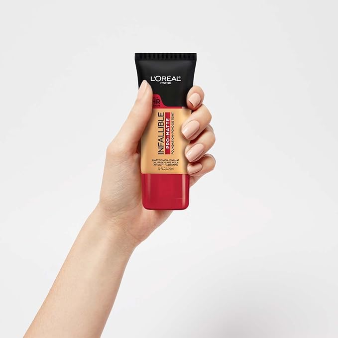 L'Oreal Paris K1828700 Infallible Pro-Matte Liquid Longwear Foundation Makeup, 102 Shell Beige, 1 Fl; Oz.-VivaGrace Women