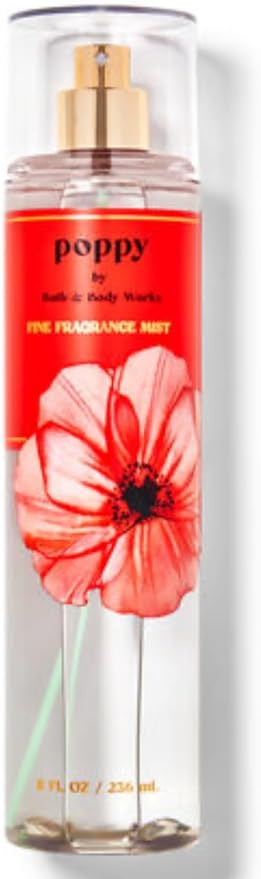 Bath & Body Works - 3 Piece Bundle - Spray - Body Cream - Shower Gel - Full Size and Gift Bag HELLO GORGEOUS (Poppy)-VivaGrace Women