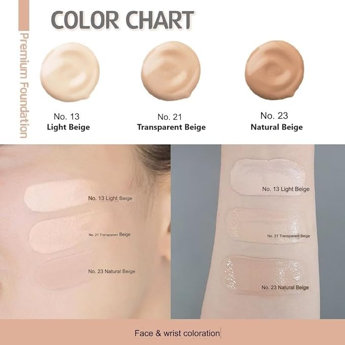 Enough Ultra X10 Cover Up Collagen Foundation, Hydrating Foundation for Dry Skin, Korean Skin Care Tinted Moisturizer Sunscreen, Makeup Cosmetics for Women SPF 50+ PA+++ 3.53oz (#23 Natural beige)-VivaGrace Women