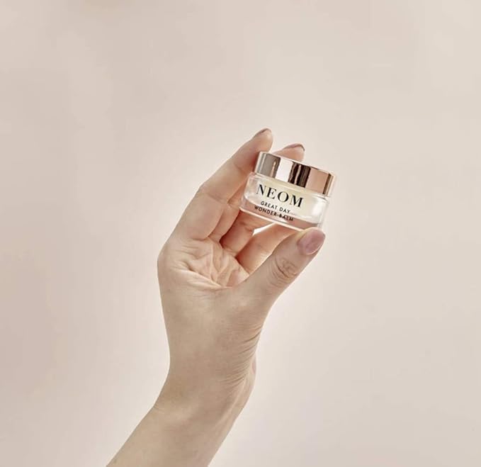 Neom- Great Day Wonder Balm 12g | Skin Soothing Moisture for Skin & Lips | Wild Mint & Mandarin | Almond Oil & Shea Butter | 100% Natural-VivaGrace Women