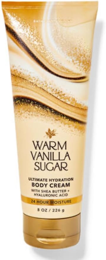 Bath & Body Works - 3 Piece Bundle - Spray - Body Cream - Shower Gel - Full Size and Gift Bag HELLO GORGEOUS (Warm Vanilla Sugar)-VivaGrace Women