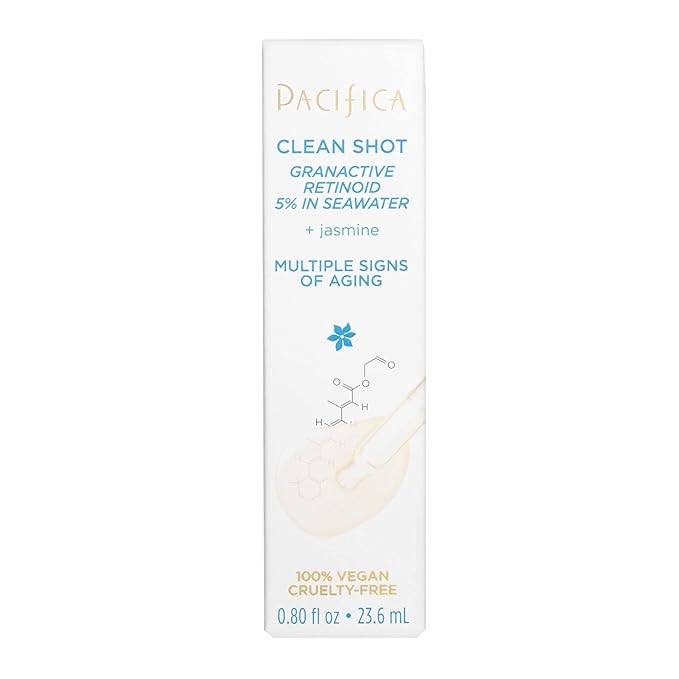 Pacifica Clean Shot Granactive Retinoid 5 Percent In Seawater Unisex, 0.8 Oz-VivaGrace Women