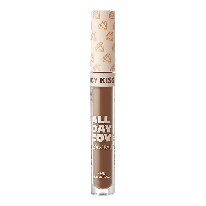 Ruby Kisses All Day Concealer Lightweight Full Coverage Multi-Use Concealer 0.13 Fl Oz (4-2 Nutella Toast (11))-VivaGrace Women