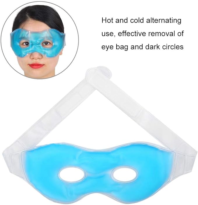 Cooling Eye,Reusable Anti-Fatigue Dark Circles Cold & Hot Compress Sleeping Eye Ice Cooling Eye-VivaGrace Women